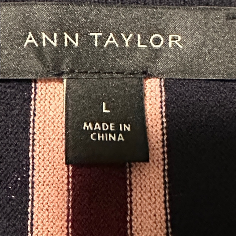 Ann Taylor Striped Cardigan - Picture 4 of 6